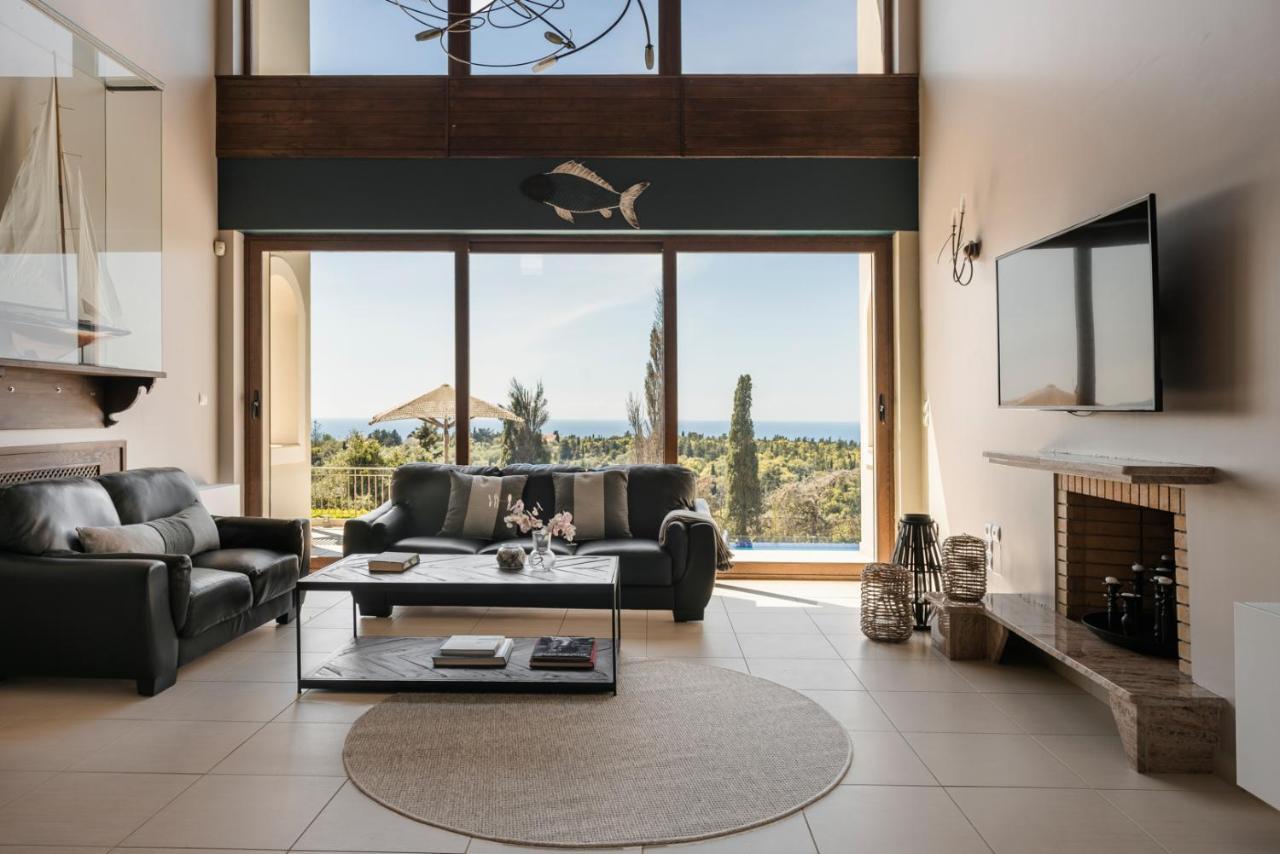 Luxury Villa Karmaniolos Fiskardo Kefalonia 外观 照片
